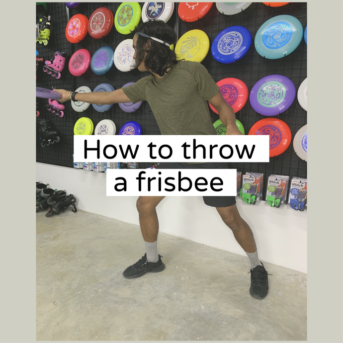Basics to throwing a frisbee.