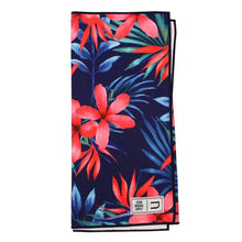 Load image into Gallery viewer, Cyan Floral tour towel