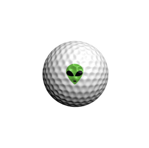 Alien golfdotz ball marker Id