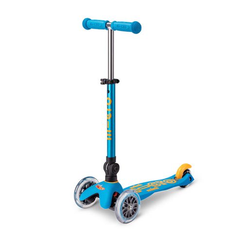 Mini Micro Scooter Deluxe Foldable Ocean Blue | Pancit Sports